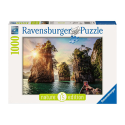Puzzle 1000 pièces - Lac de Cheow Lan, Thaïlande