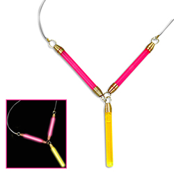 Collier fluo
