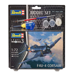 Maquette Avion F4U-4 Corsair avec peintures et accessoires