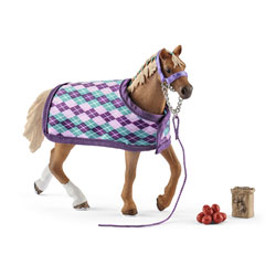 Figurine cheval et couverture