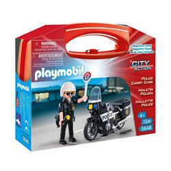 5648-Valisette Motard De Police - Playmobil City Action