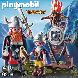 9209 - Playmobil Vikings avec stand d'armurerie 
