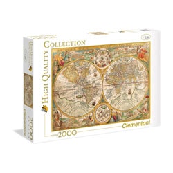Puzzle 2000 pièces ancienne carte