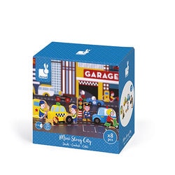 Mini Story - Garage city figurines bois