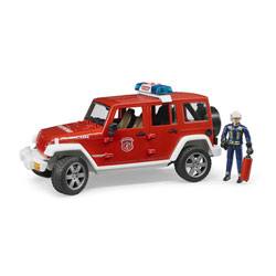 Véhicule Jeep Wrangler et figurine pompier
