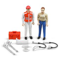 Set ambulancier avec figurines et accessoires