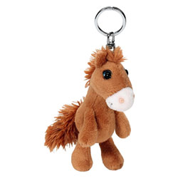 Porte clés peluche poulain