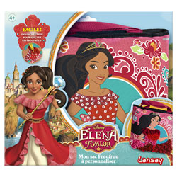 Elena d'Avalor - Mon sac froufrou à personnaliser 