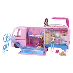 Barbie camping-car transformable