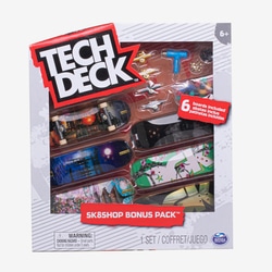 Tech Deck - Coffret Skateshop Bonus Pack - Mini skate à personnaliser DGK