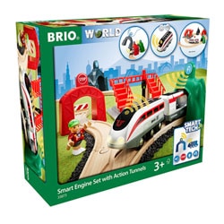 Brio 33873-Circuit de voyageur et locomotive intelligente Smart Tech  