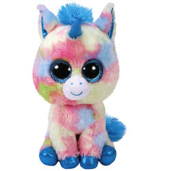 Beanie Boo's-Peluche Blitz la licorne 15 cm