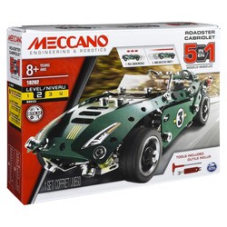 Meccano - Cabriolet à Retro Friction 5 Modèles 
