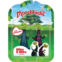 Pack 2 figurines Blitz et Glitz - Monchhichi