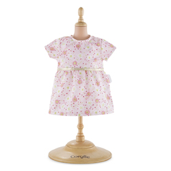 Robe rose pour poupon de 30 cm