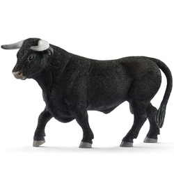 Figurine taureau noir