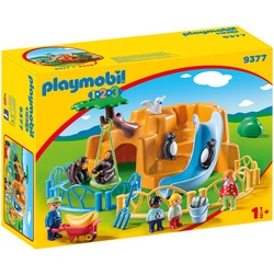 9377 - Playmobil 1.2.3 Parc animalier