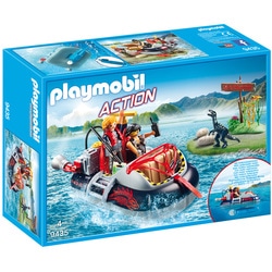 9435 - Playmobil Action - Aéroglisseur et moteur submersible