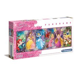 Puzzle 1000 pièces Panorama - Disney Princess