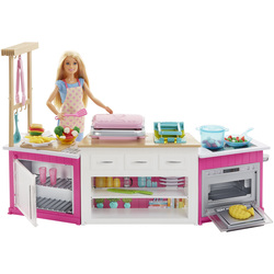 Barbie-Coffret cuisine à modeler