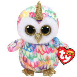 Beanie boo's - Petite Peluche Enchanted hibou licorne 15cm