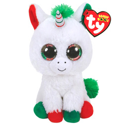 Beanie boo's - Grande Peluche Candy Cane la licorne 40cm