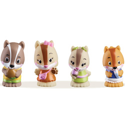 Klorofil Lot de 4 figurines - Famille Nutnut