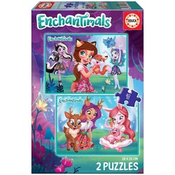2 puzzles 48 pièces Enchantimals