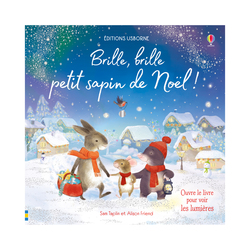 Livre brille brille petit sapin de Noël