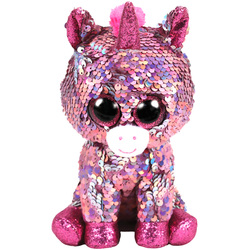 Flippables-Peluche à sequins Sparkle la licorne 23 cm