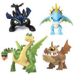 Dragons 3-Figurine mini-dragon