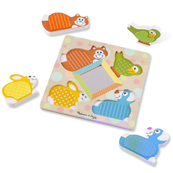 Puzzle animaux à toucher