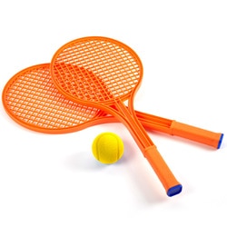 Raquettes de tennis avec balle en mousse
