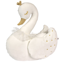 Coussin Cygne blanc 40 cm