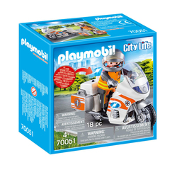 70051 - Playmobil City Life - Urgentiste et moto