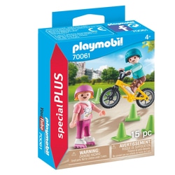 70061 - Playmobil Special Plus - Enfants avec vélo et rollers