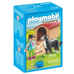 70136 - Playmobil Country - Enfant avec chien 
