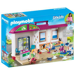 70146 - Playmobil City Life - Clinique vétérinaire transportable 
