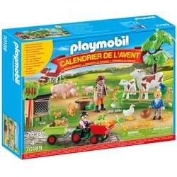 70189 - Calendrier de l'Avent Playmobil - Animaux de la ferme 