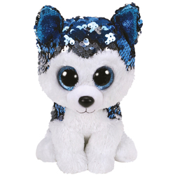 Flippables Small - Peluche sequins Slush le chien 15 cm