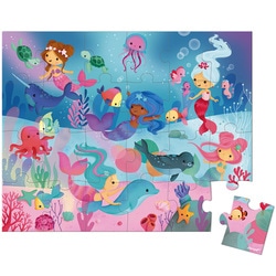 Puzzle sirènes 24 pièces valisette