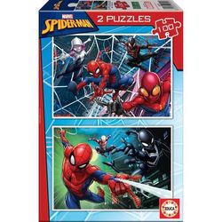 Lot de 2 puzzles 100 pièces Spider-man