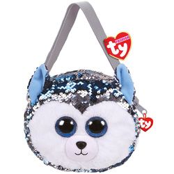 Sac à bandoulière peluche Slush le chien 20 cm