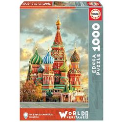Puzzle 1000 pièces, cathédrale Saint-Basile de Moscou