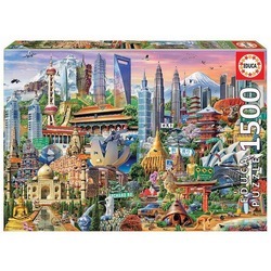 Puzzle 1500 pièces – Les Gratte-Ciels d’Asie