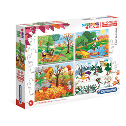 Coffret 4 puzzles évolutifs - Les 4 Saisons