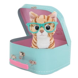 Peluche chat Rayben Studio Pets avec valise