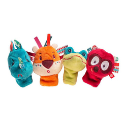 Marionnettes à Doigts Pour Enfants - Lot De 5 Dinosaures En PVC - Jouets Interactifs, Anti-stress - Pour Histoires, Jeux, Bain - Tailles Petites, Couleurs Vives