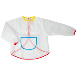 Tablier à Manches Longues + 10 Pinceaux Pour Enfant – Kit Peinture école Ou Maison