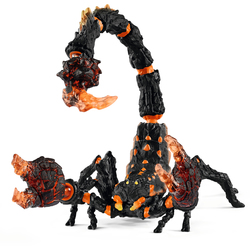 Figurine scorpion de lave